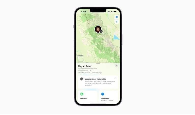 成安苹果14维修分享iPhone14系列中 FindMy功能通过卫星分享位置方法教程 