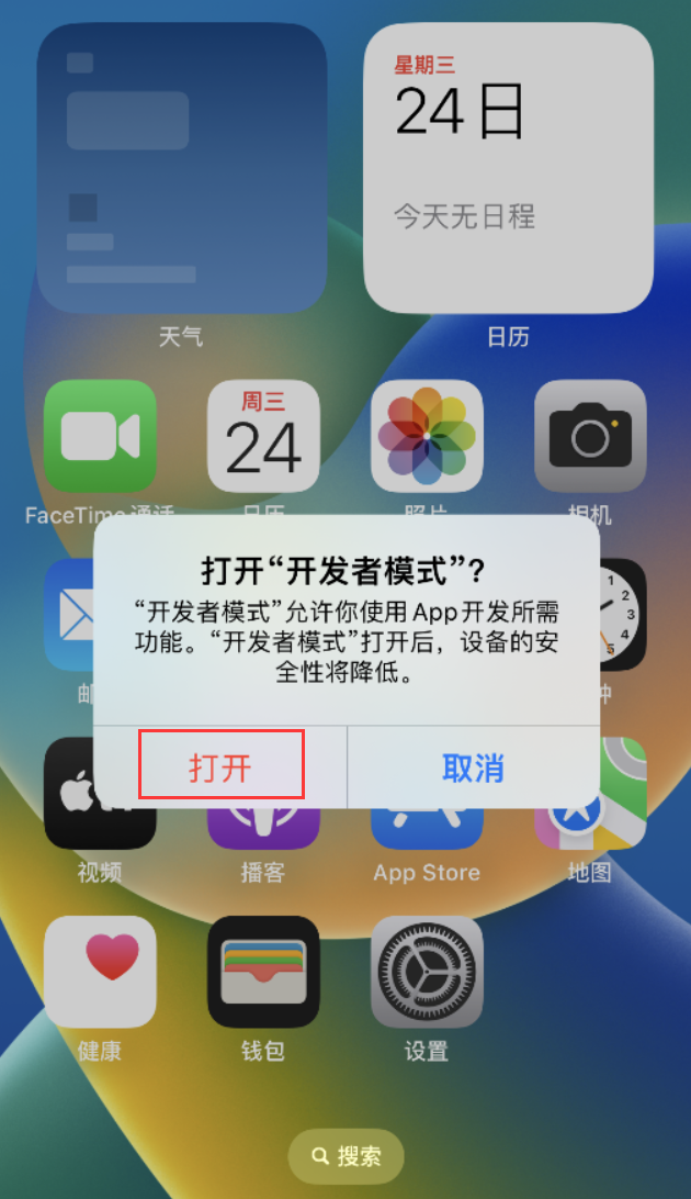 成安苹果手机维修分享如何打开开发者模式 