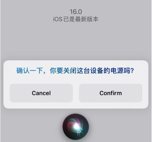 成安苹果手机维修分享iOS 16 Beta5为什么要取消Siri语音关机功能 
