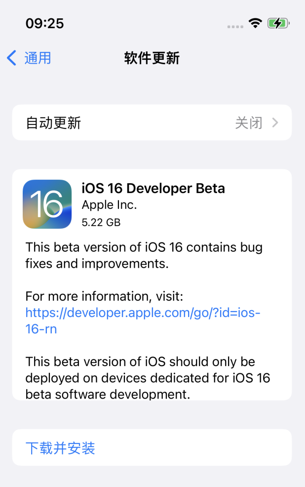 成安苹果手机维修分享描述文件升级iOS 16方法教程 