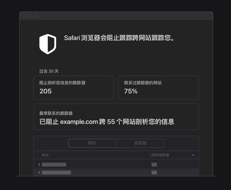 成安苹果手机维修分享如何在 Safari 浏览器中查看和打开隐私报告 