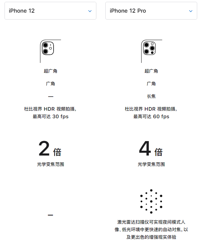 成安苹果手机维修分享苹果 iPhone 12 与 iPhone 12 Pro 选哪款 